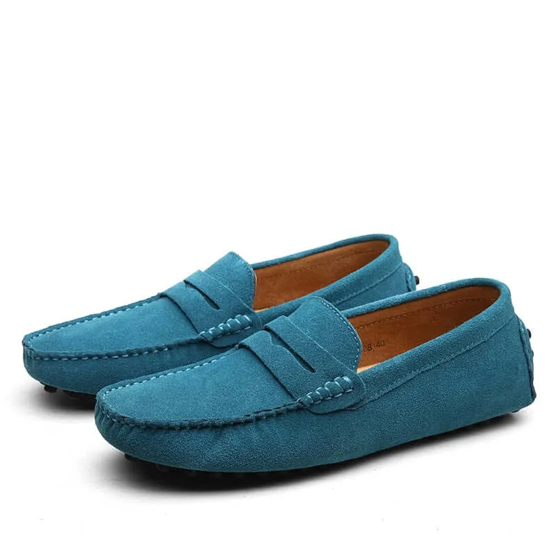 Men's Suede Slip-On Loafers: Casual & Elegant Style
