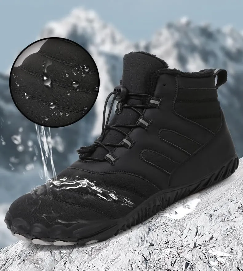 Mens Womens Winter Fluff Warm Shoes Waterproof Non-slip Hiking Snow Boots Winter Outdoor Sports Casual Shoes
