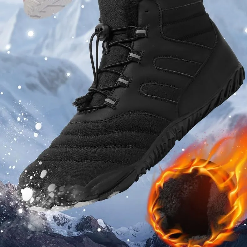 Mens Womens Winter Fluff Warm Shoes Waterproof Non-slip Hiking Snow Boots Winter Outdoor Sports Casual Shoes