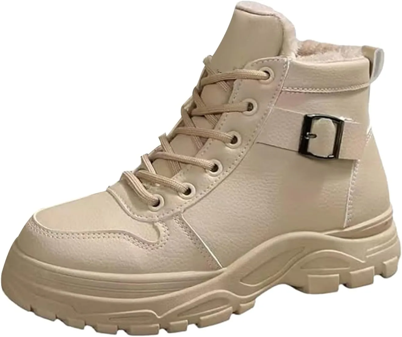 Mens Work Boots Wide Width Hiking Sneakers Warm Fur Lined Womens Safety Toe Shoes Food Service Platform Sneakers Indestructible Hike Grounded Footwear