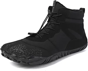 Myallfeet Barefoot Shoes Unisex Winter Boots Men's And Women's Outdoor Anti-Skid And Warm Insulation Hiking Cotton Boots Comfortable Fur Lined Snow Boots