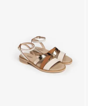 NERO GIARDINI LEATHER CLASSIC SANDALS