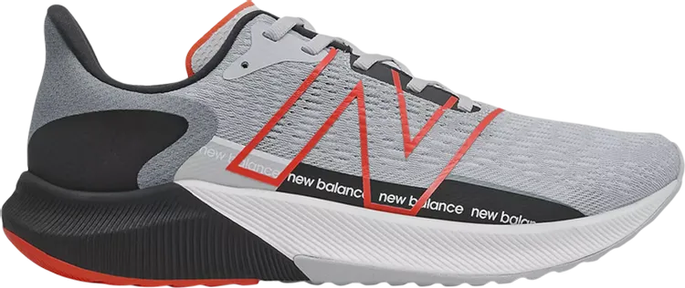 New Balance FuelCell Propel v2 'Light Cyclone Ghost Pepper' sneakers, gray