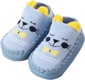 Newborn Baby Boys Girls Cartoon Ears Floor Socks Non Slip Baby Step Shoes Socks Sock Shoes for Baby Girl