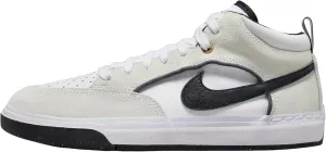 Nike SB React Leo Skate Shoes (DX4361-100, White/Black) Size 10.5