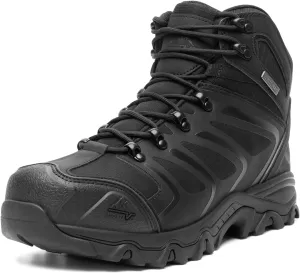NORTIV 8 Waterproof Work Boots for Men Steel Toe Safety Construction Boots