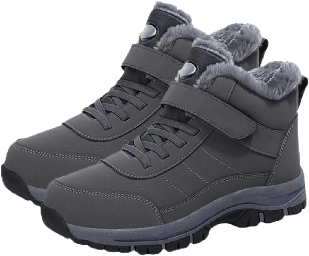 Orthoboots Pro Ergonomic Winter Boots,Waterproof Anti Slip Trekking Hiking Shoes,Cushioning Orthopedic Warm Lined Boots