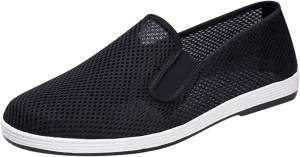 Outdoor Jogging Sneaker for Men Slip on Lightweight Breathable Fashion Sneaker Hook and Loop Orthopedic Sneakers