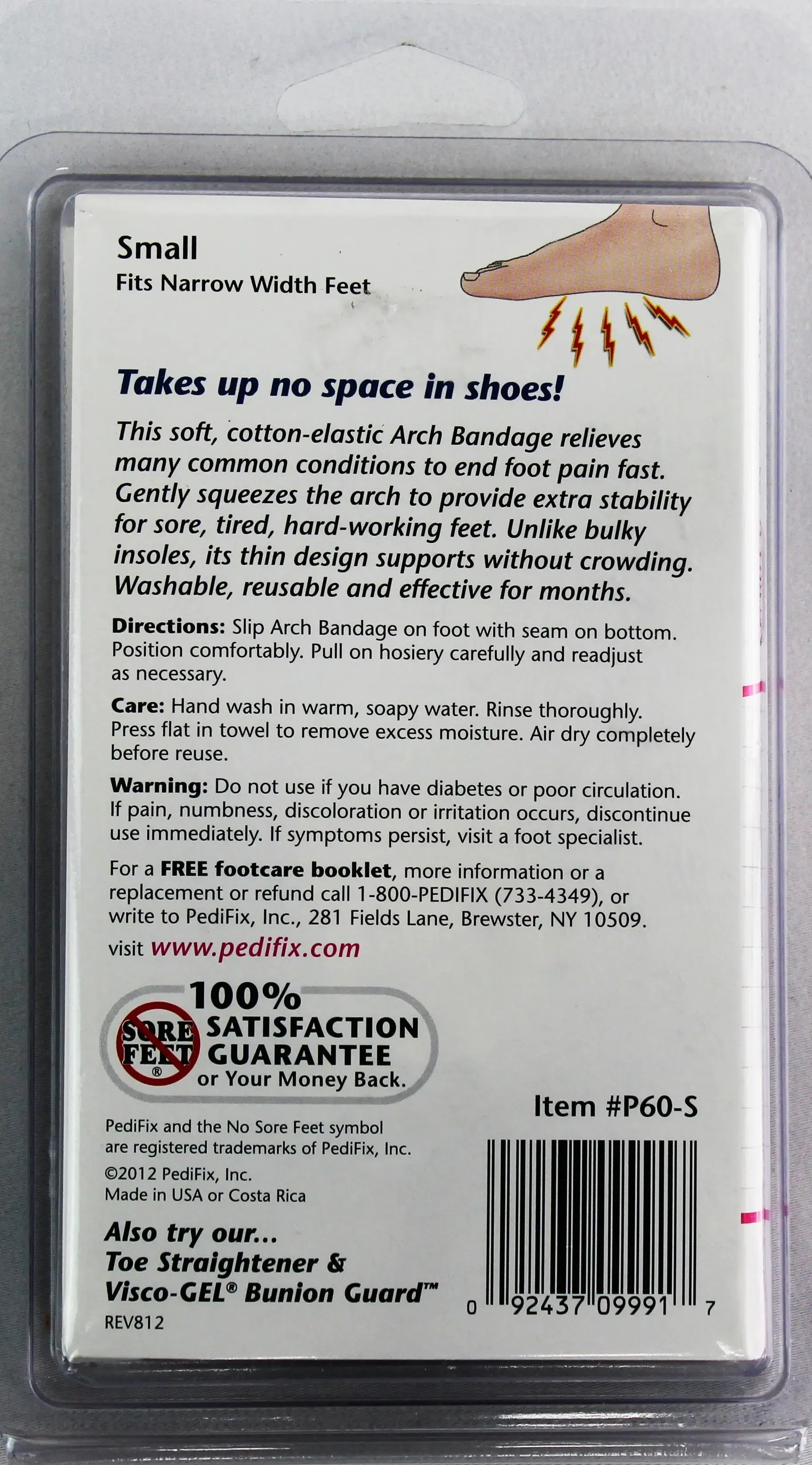 PediFix Arch Support Bandages  Lightweight Support for Arch & Heel Pain