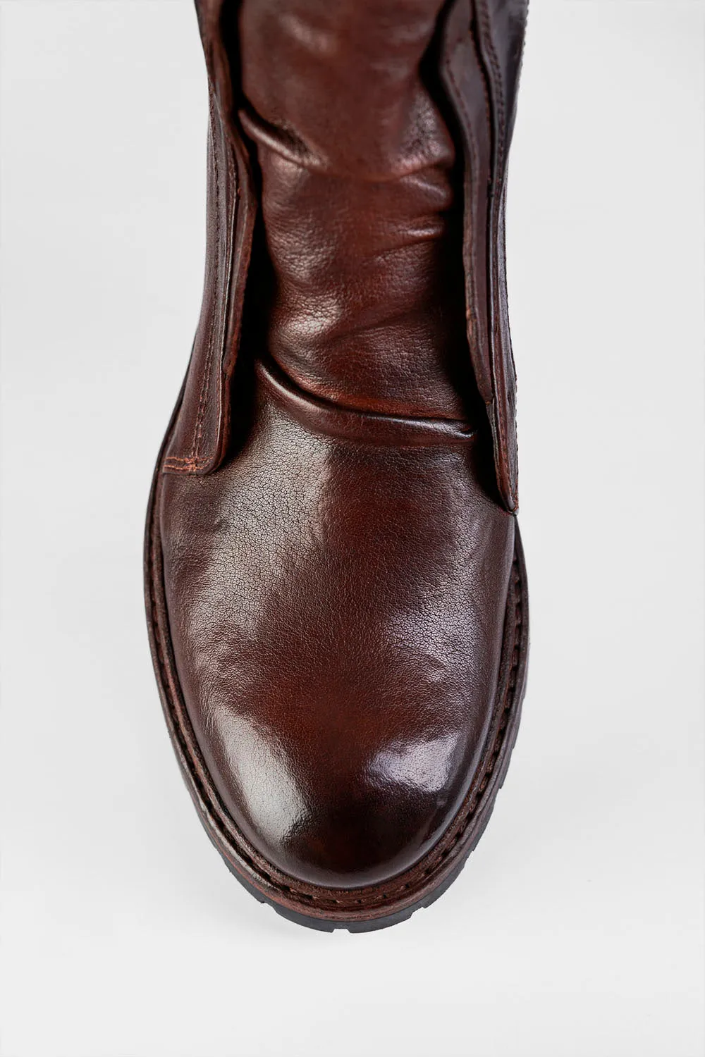 RADNOR terra-brown laceless bikers.