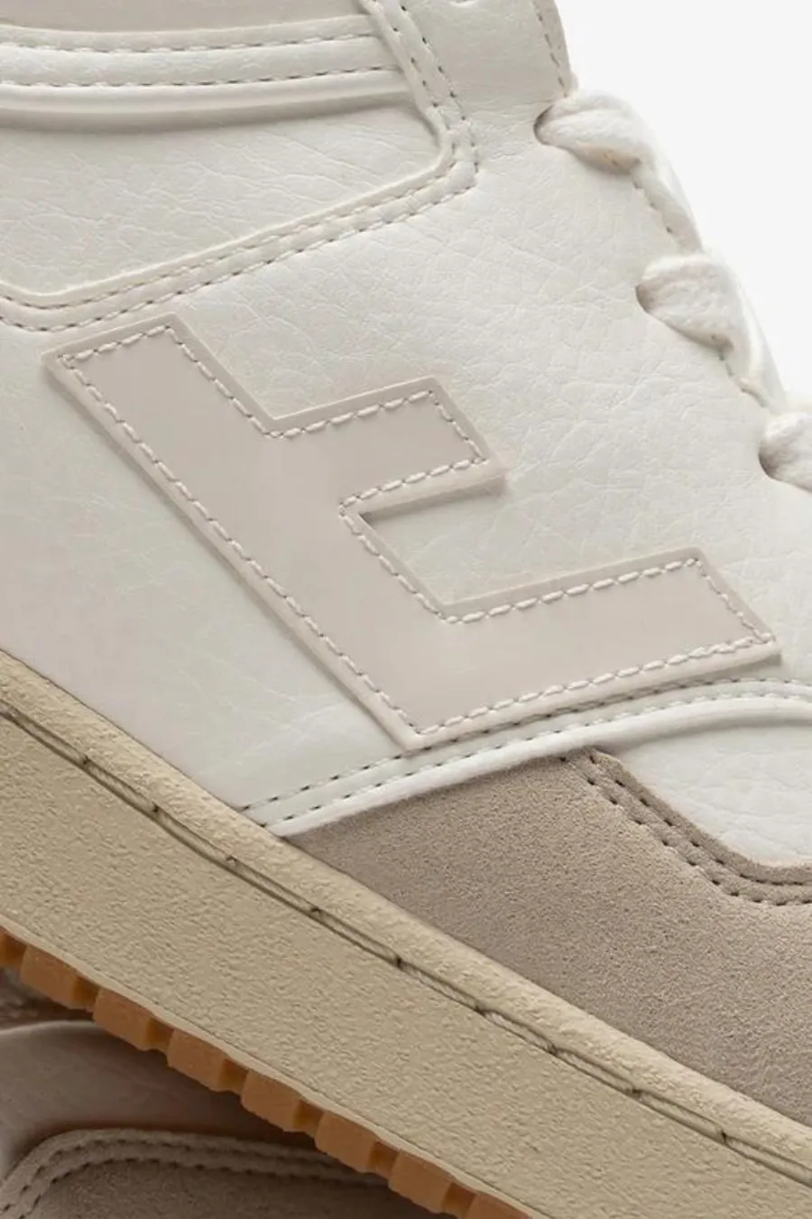 Retro 90s Sneaker All White Bicolour
