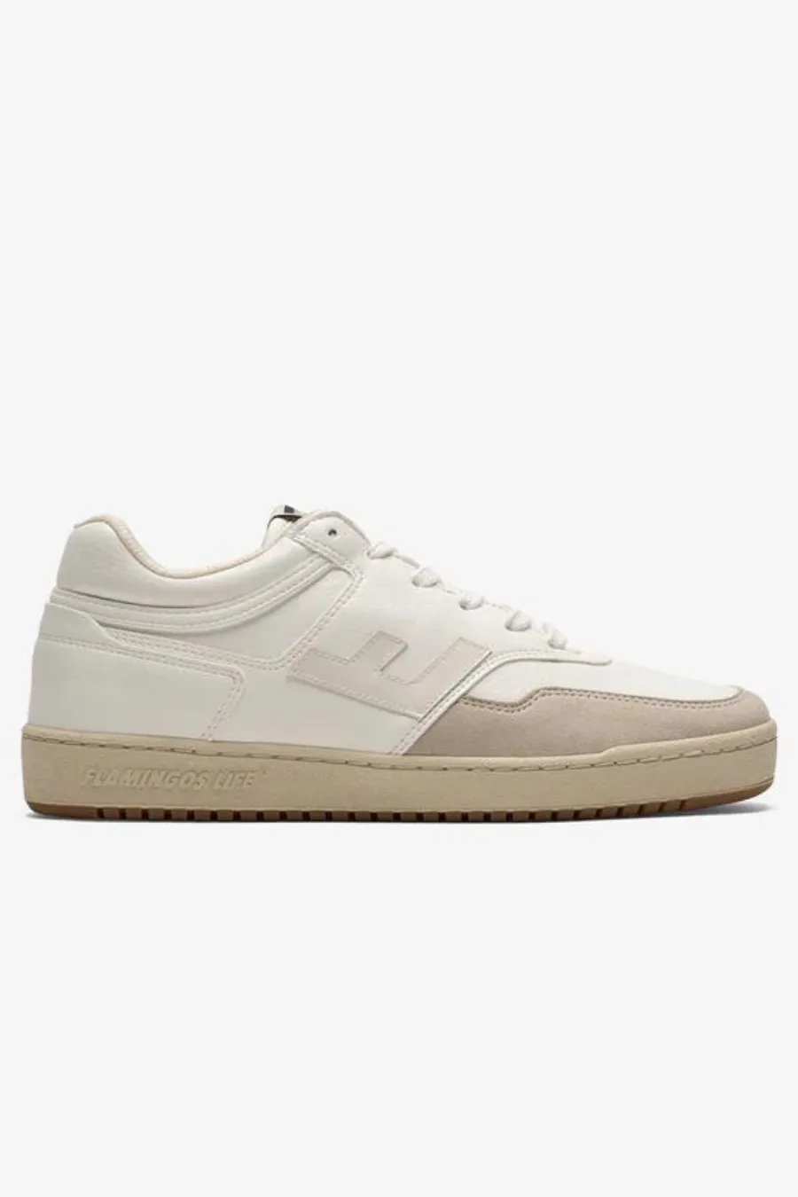 Retro 90s Sneaker All White Bicolour