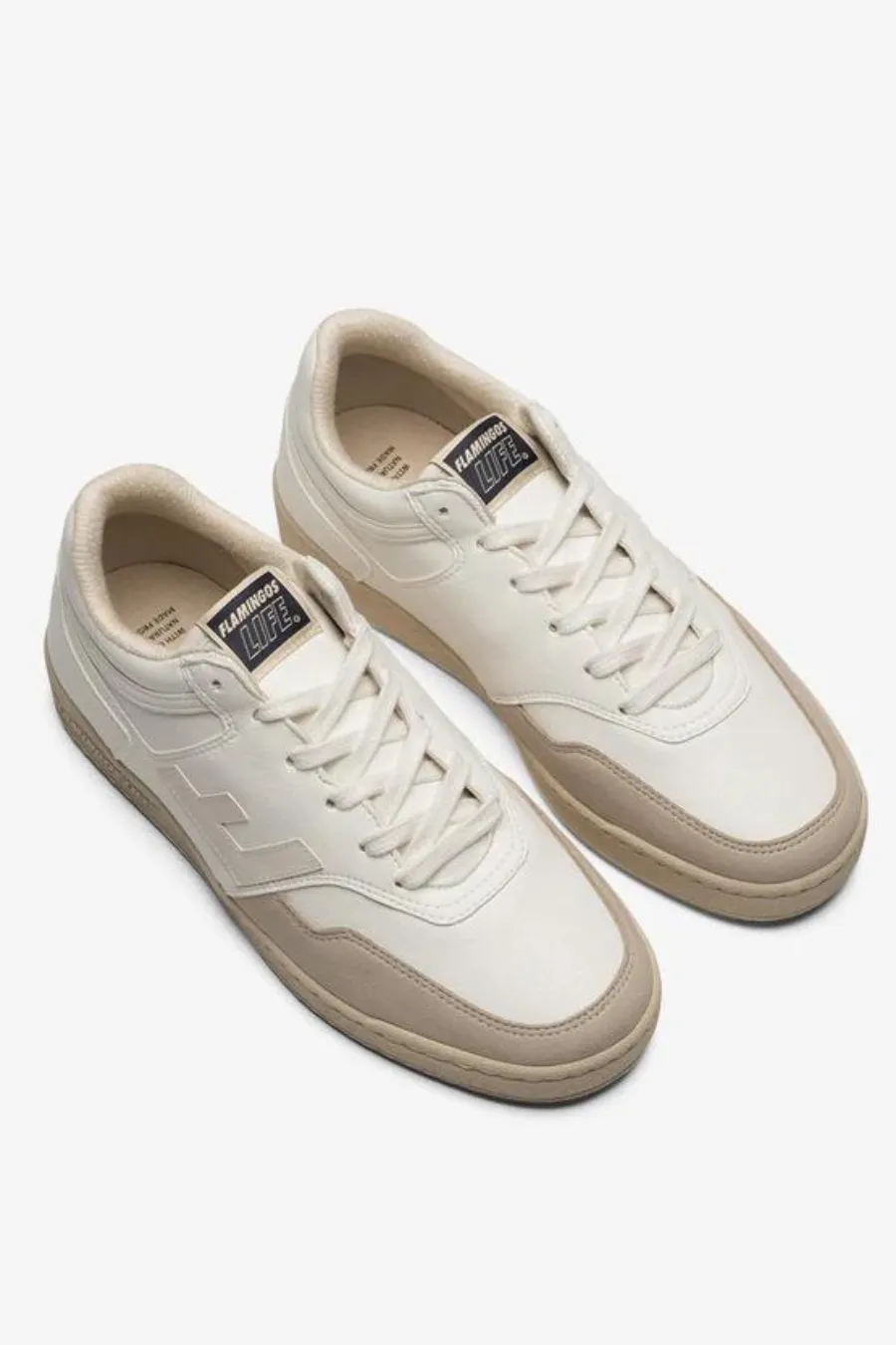 Retro 90s Sneaker All White Bicolour