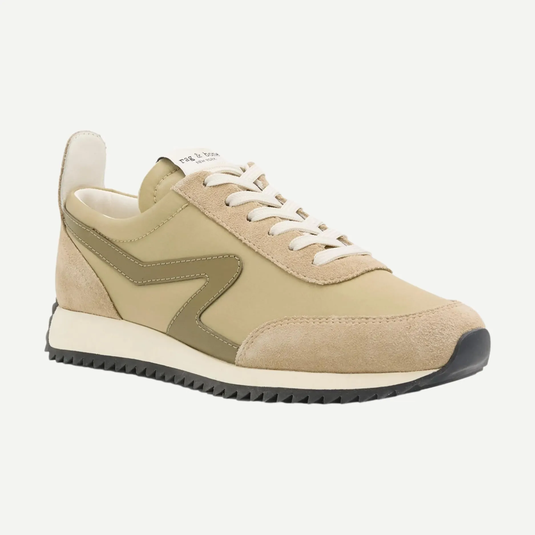 Retro Runner - Light Sand Olive Night