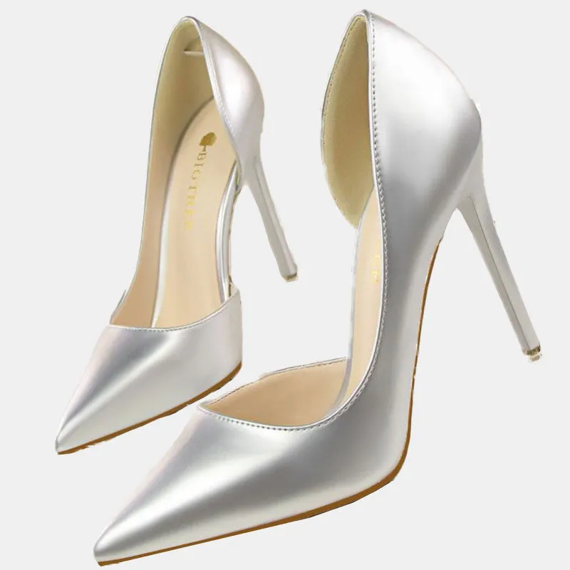 Rose Solid Pumps