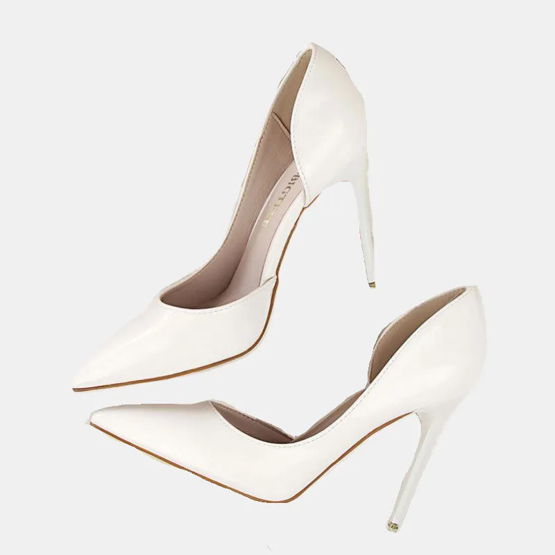 Rose Solid Pumps