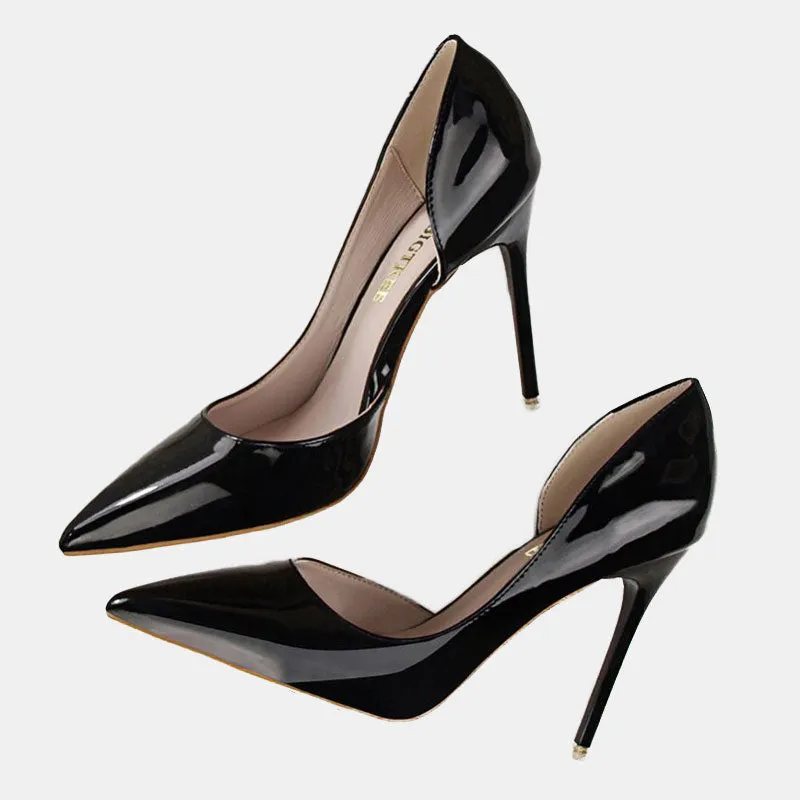 Rose Solid Pumps