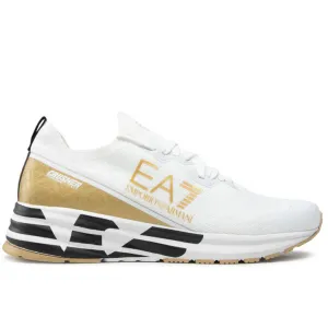 Scarpe Uomo EA7 Emporio Armani Sneakers Colore White - Light Gold - Black