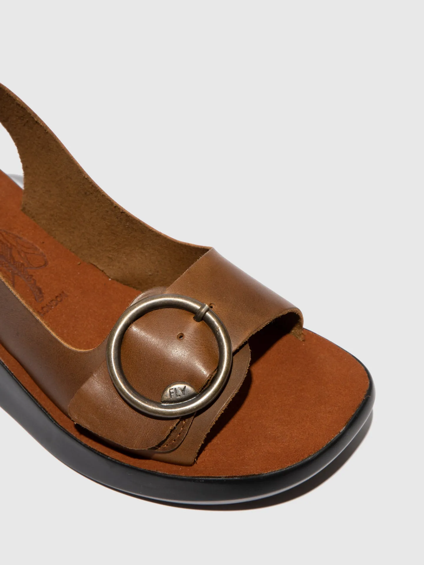 Sling-Back Sandals BERK754FLY BRIDLE CAMEL