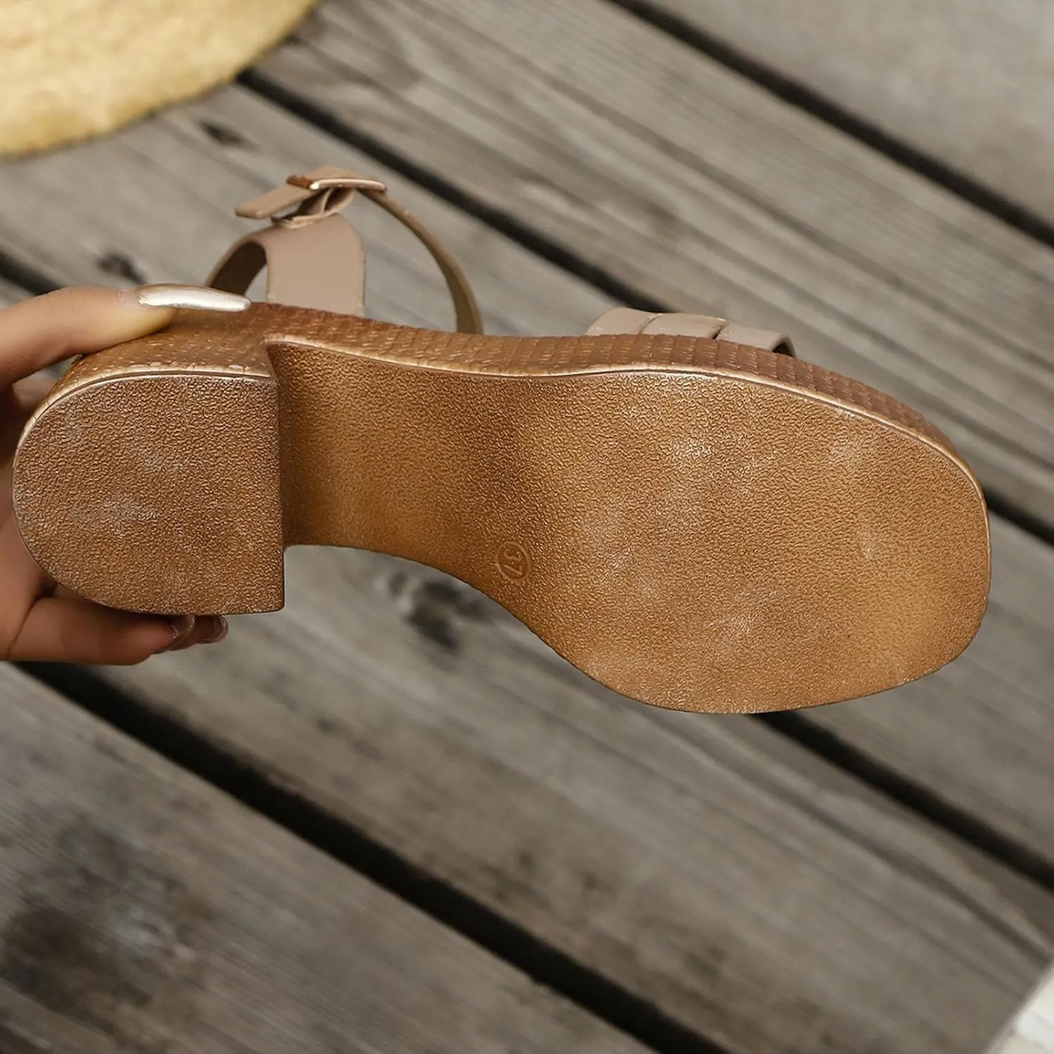 Stylish Women's Sandals for Summer Comfortable High Heeled Design Perfect for Casual Beach School and Parties