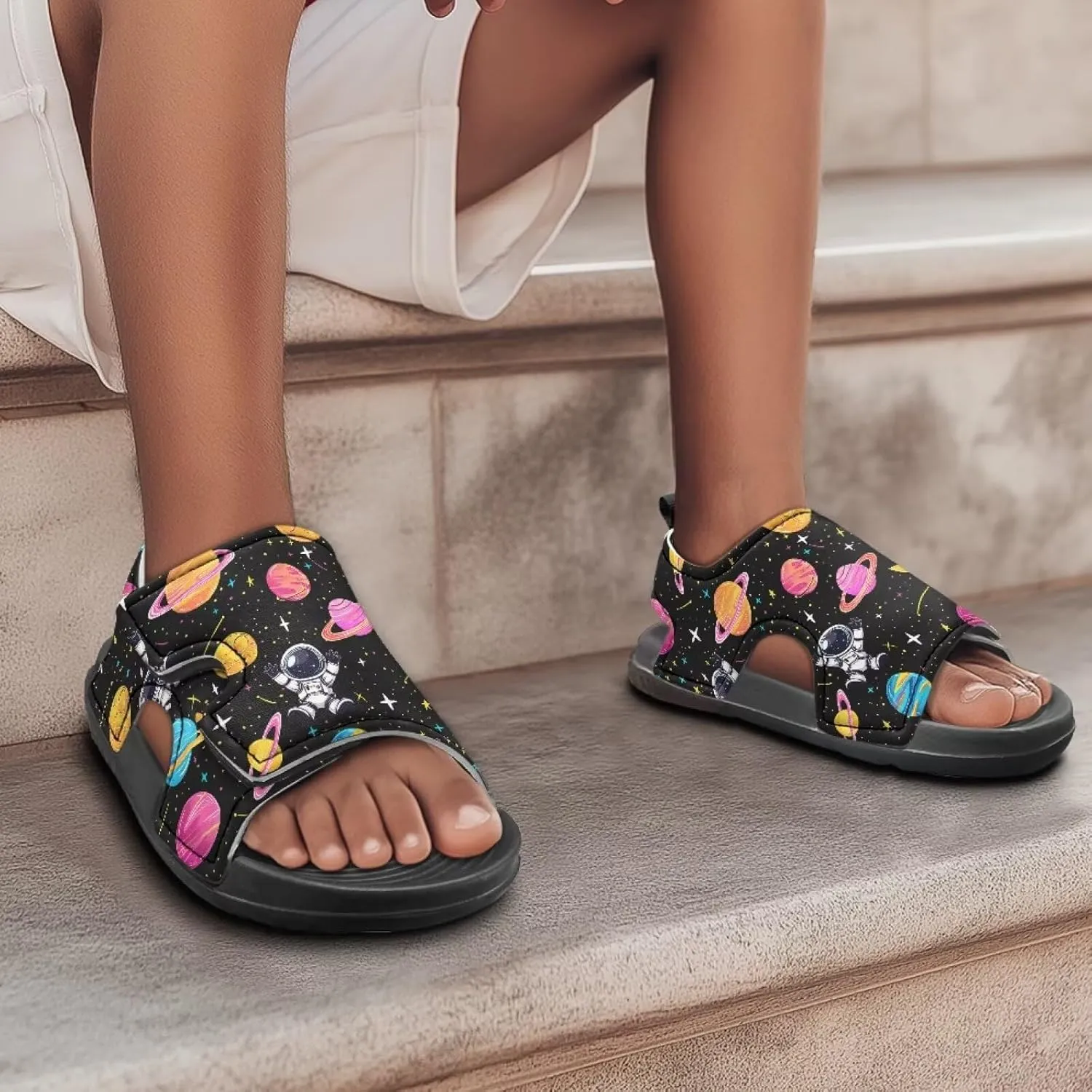 Toddler Boy Sandals Funny Summer Shoes for Kids Comfort Sport Sandals