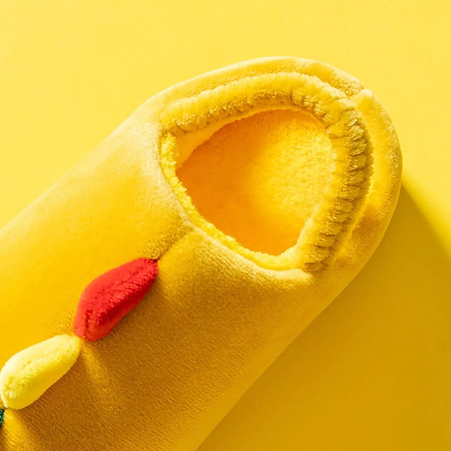 Toddler Boys Girls Dinosaur House Slippers with Fleece Lining Cozy Household Shoes Non-Slip Fuzzy Kids Shoes