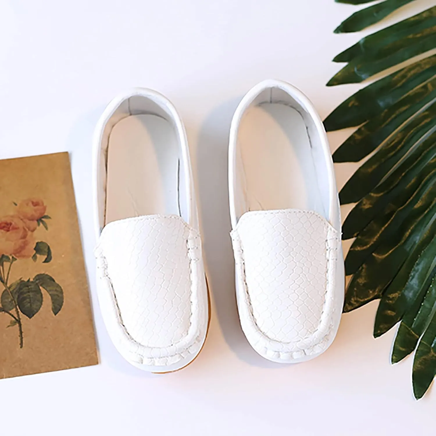 Toddler Little Kid Boys Girls Soft Slip On Loafers Dress Flat Shoes Boat Shoes Casual Shoes Girls Summer Shoes
