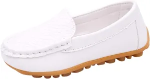 Toddler Little Kid Boys Girls Soft Slip On Loafers Dress Flat Shoes Boat Shoes Casual Shoes Girls Summer Shoes