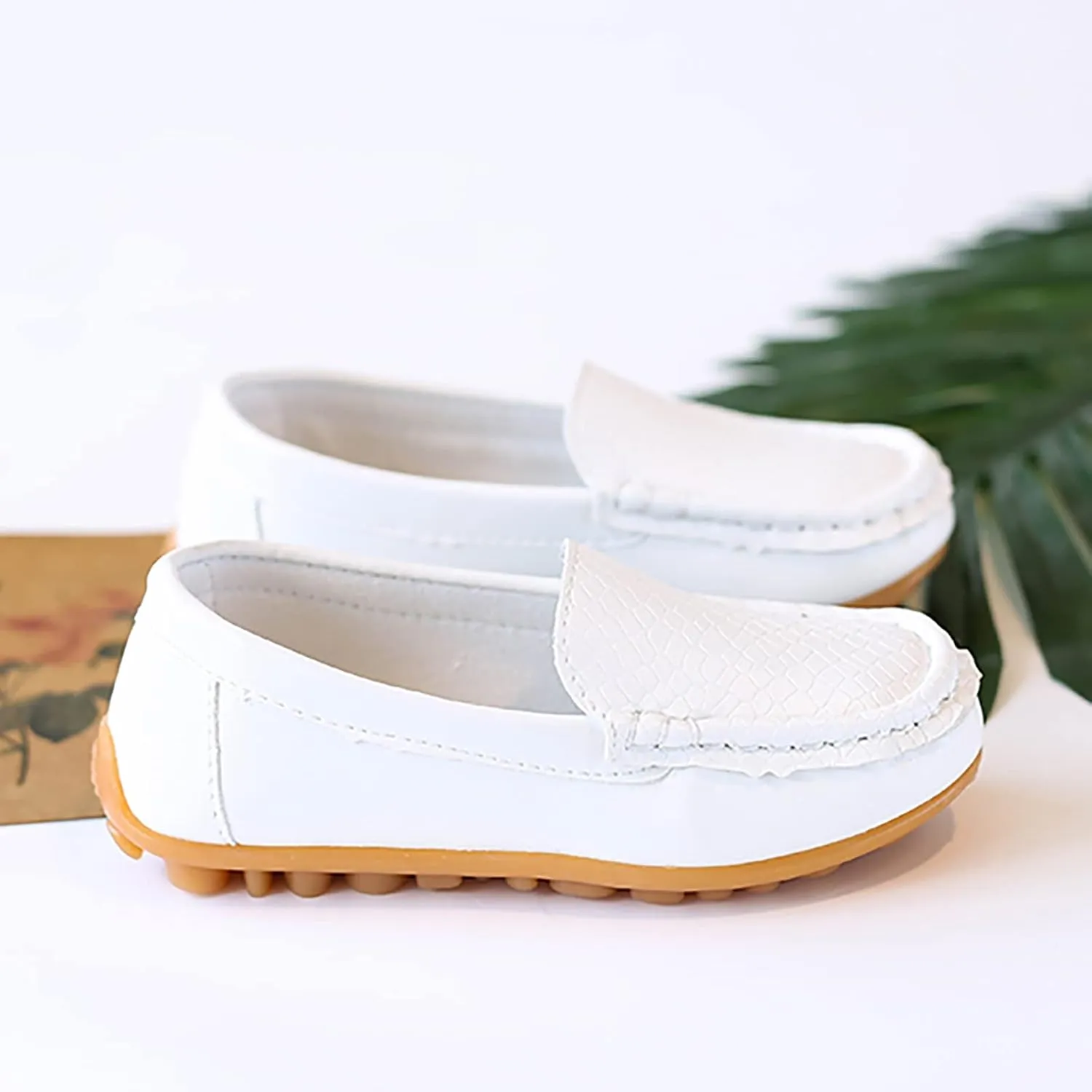 Toddler Little Kid Boys Girls Soft Slip On Loafers Dress Flat Shoes Boat Shoes Casual Shoes Girls Summer Shoes