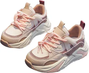 Toddler Shoes Boys Girls Breathable Tennis Running Shoes Athletic Sport Fashion Sneakers Kids Lace up Slip on Shoes
