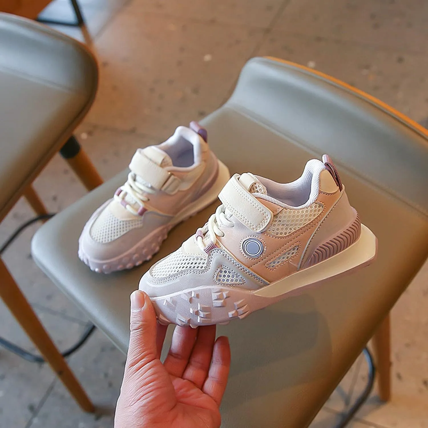 Toddler Slip On Sneakers Non-Slip Breathable Boys Girls Tennis Shoes Sports Athletic Gym Running Walking Shoes