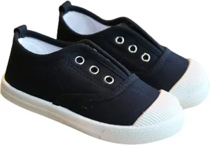 Toddlers Baby Boys Girls Low Top Canvas Shoes Slip-on Sneakers Lightweight Comfortable Causal Kids Toddler Girl Sneakers