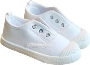 Toddlers Baby Boys Girls Low Top Canvas Shoes Slip-on Sneakers Lightweight Comfortable Causal Kids Toddler Girl Sneakers