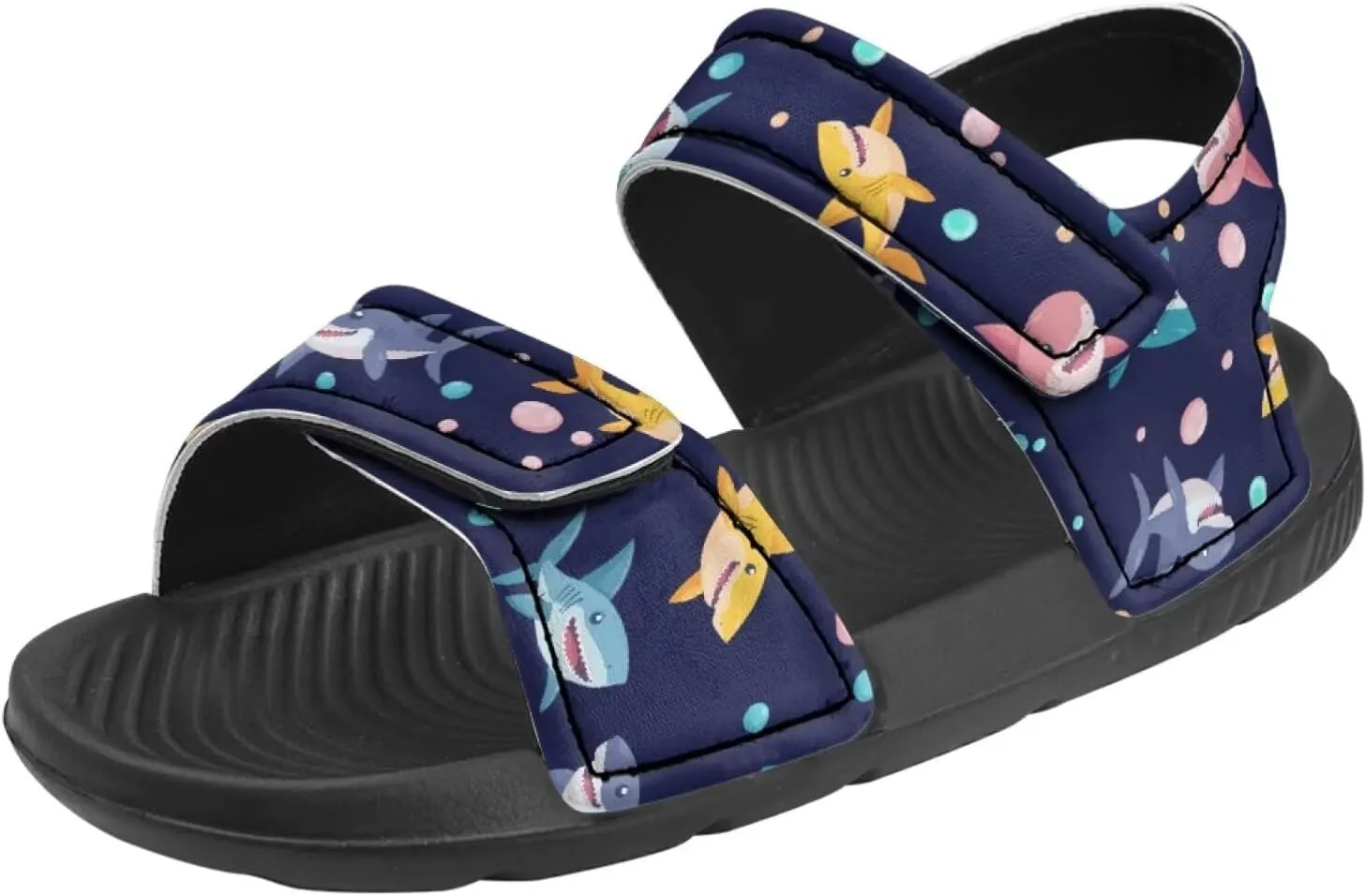 Whale Axolotl Sandals Cartoon Kids Summer Beach Water Shoes Toddler Boys Girls Sport Athletic Outdoor Sandals Adjustable