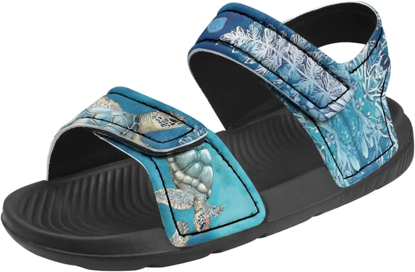 Whale Axolotl Sandals Cartoon Kids Summer Beach Water Shoes Toddler Boys Girls Sport Athletic Outdoor Sandals Adjustable
