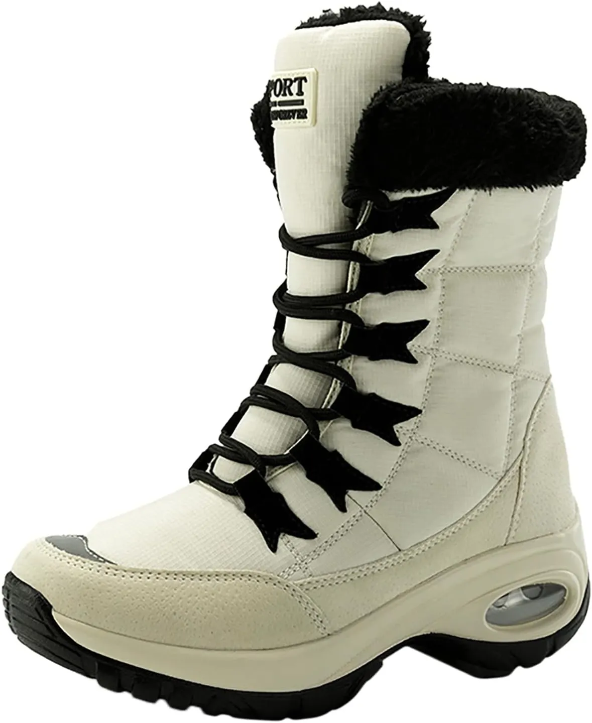 Winter Boots for Women Snow Boots for Women Padded Warm Shoes Outdoor Non-Slip Snow Boots Sneakers Casual Shoes