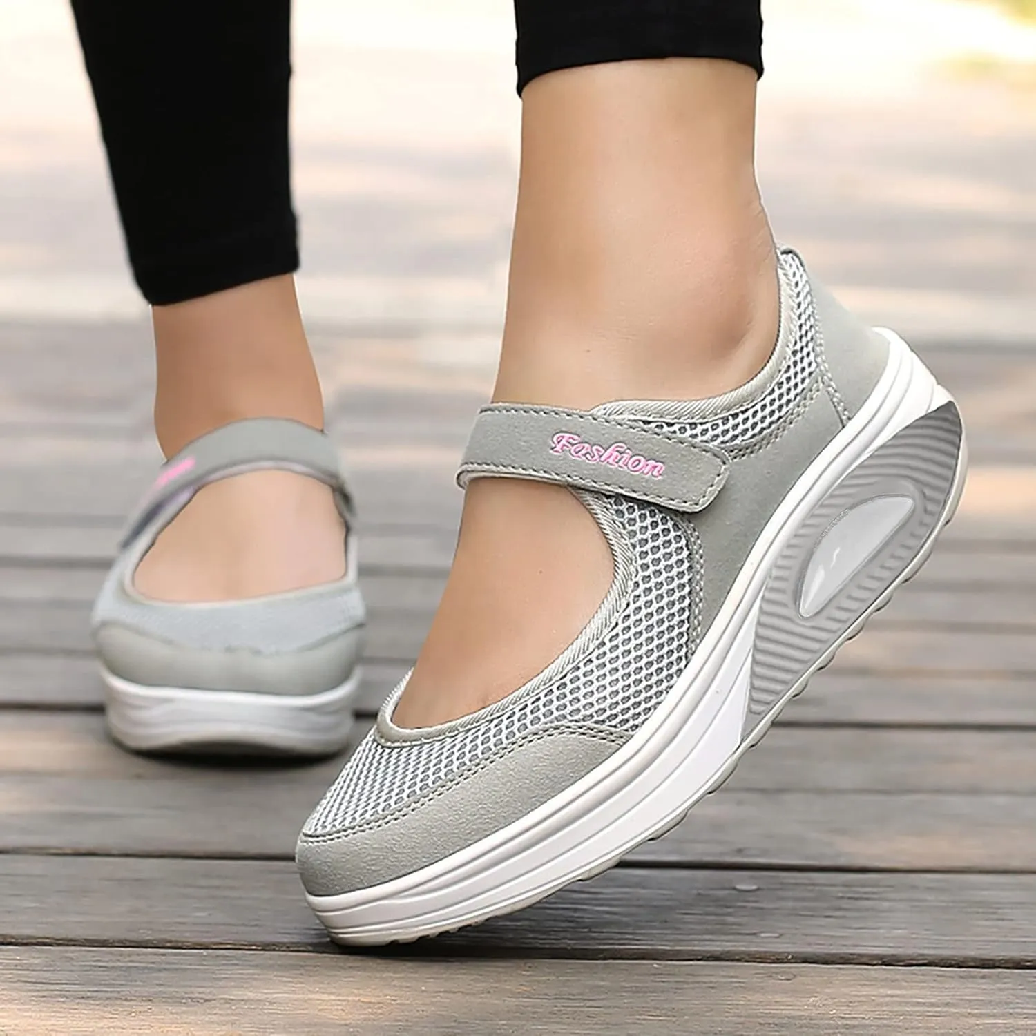 Women Platform Sandals Casual Summer Sandals Wide Width Orthopedic Sandals 2024 Breathable Sneaker with Adjustable Strap
