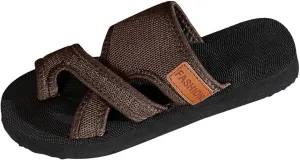 Women's Breathable Mesh Slide Sandals Avylays Orthopedic Arch Support Comfortable Non-Slip Beach Flats Slippers
