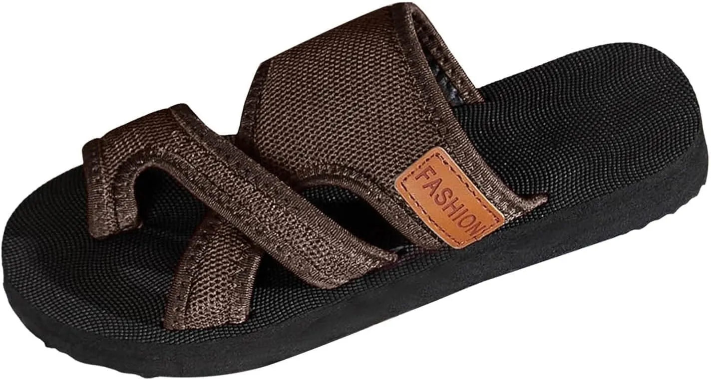 Women's Breathable Mesh Slide Sandals Avylays Orthopedic Arch Support Comfortable Non-Slip Beach Flats Slippers