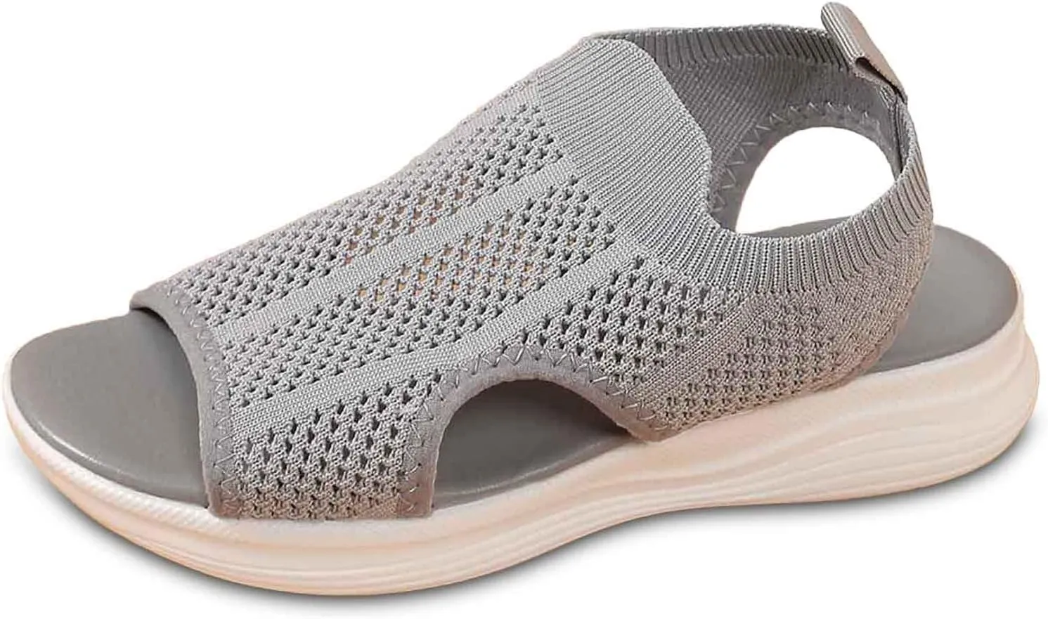 Women's Orthopedic Hiking Sandals with Arch Support - Breathable Sandal Non-Slip Sole for Plantar Fasciitis, Summer Outdoor Casual Beach Walking Shoes