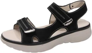 Women's Orthopedic Sport Sandals Shoes with Soft Cushion Foam Comfortable Walking Sandal Arch Support Wide Fit Dress Athletic Travel Summer Sandal Dressy Back Strap