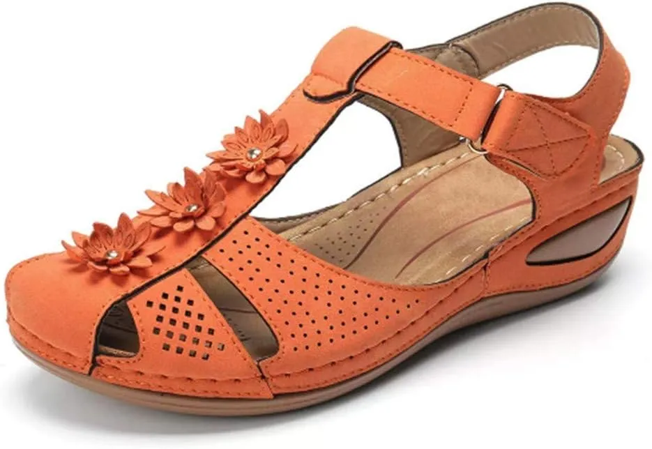 Womens Recovery Sandals Orthotic Arch Support Comfortable Plantar Fasciitis Support Sport Slides Thick Cushion Reduces Stress on Feet Joints Back