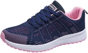 Womens Sneakers Air Cushion Running Shoes Lace Up Slip On Shoes Women Lightweight Casual Shoes for Fall Fashion Sneakers Slip On Tennis Shoe Trainers Shoe