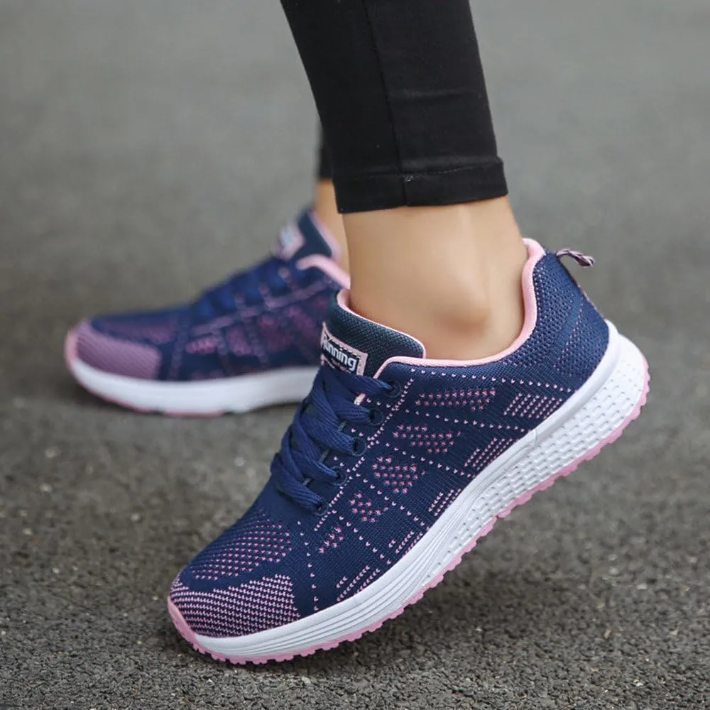 Womens Sneakers Air Cushion Running Shoes Lace Up Slip On Shoes Women Lightweight Casual Shoes for Fall Fashion Sneakers Slip On Tennis Shoe Trainers Shoe