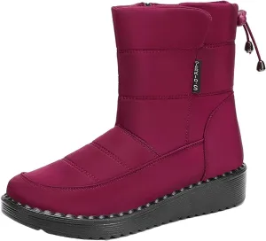 Women's Snow Boots Size 9 Women Snow Boots Size 10.5 Botas Para Mujer De Invierno Fuzzy Boots Y2K Womens Winter Duck Boots Waterproof Deals Cheap