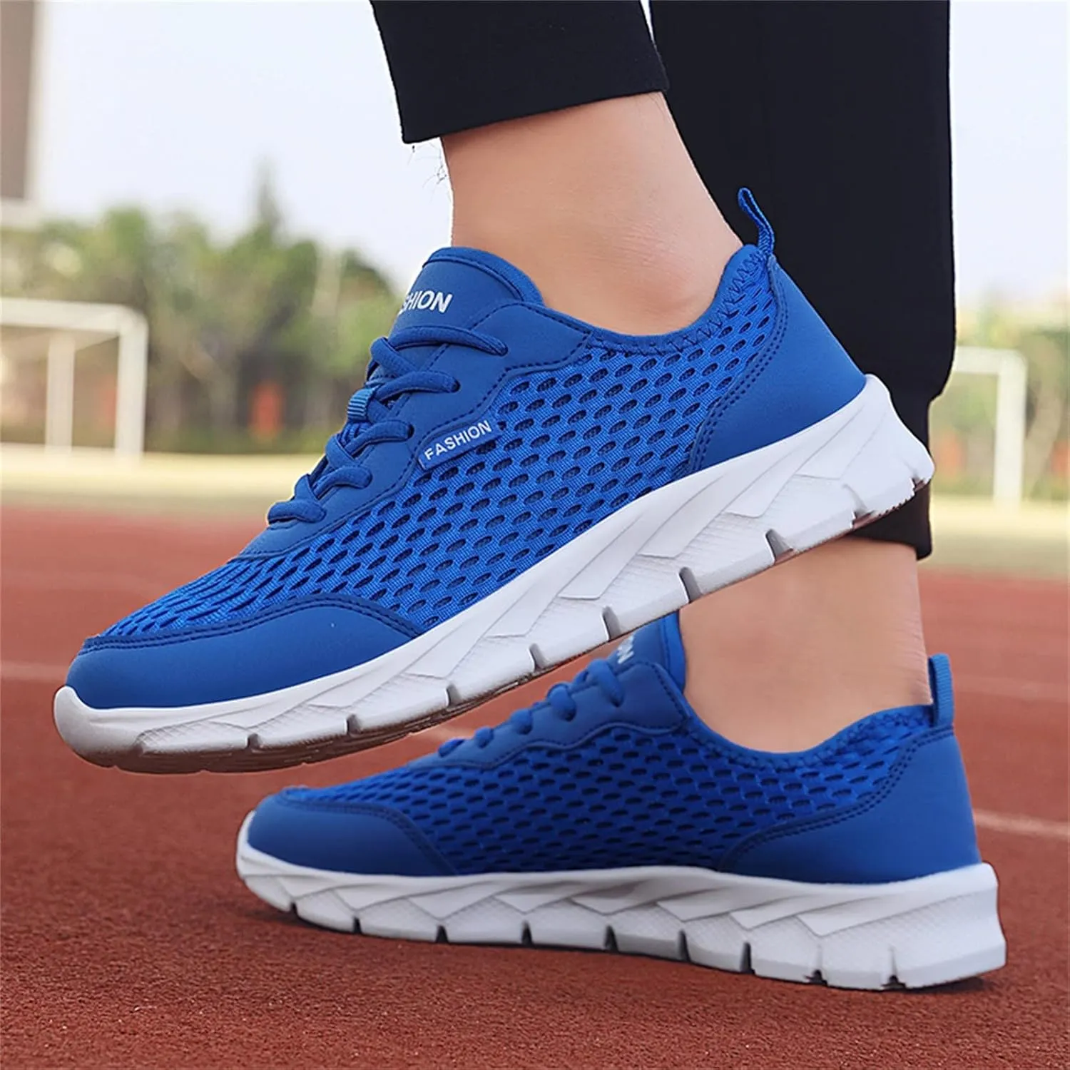 Women's Walking Shoes Lightweight Tennis Fashion Sneakers Lace Up Mens Casual Shoes Mesh Slip On Shoes Casual Women Shoes Sneakers Tennis Shoe Cross Trainer Shoe