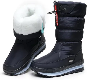 Women's Winter Boots Waterproof,Fashion Cold-Weather Warm Winter Shoes Women,Comfortable Breathable Fur Lined Snow Boots Women,for Hiking/Walking