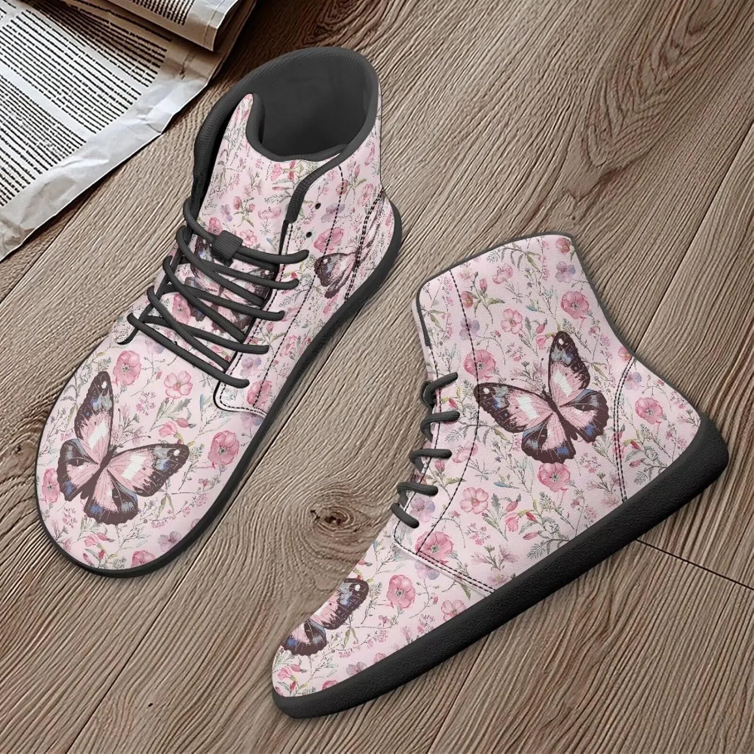 Womens Winter Hiking Boots Wide Toe Box Warm Snow Boots Minimalist Barefoot Boots Non-Slip Ankle Booties